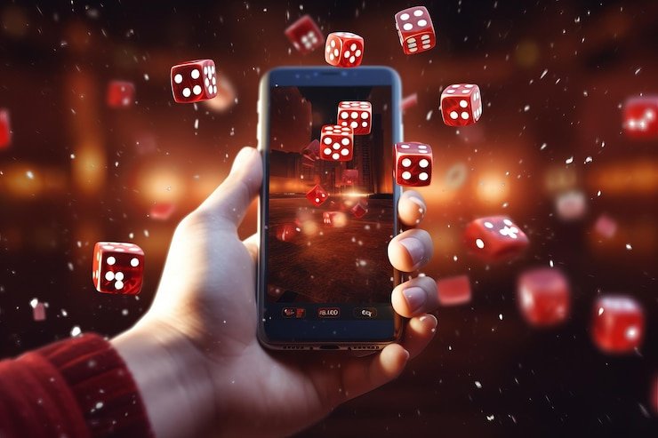 Pengguna mobile membaca batas deposit
